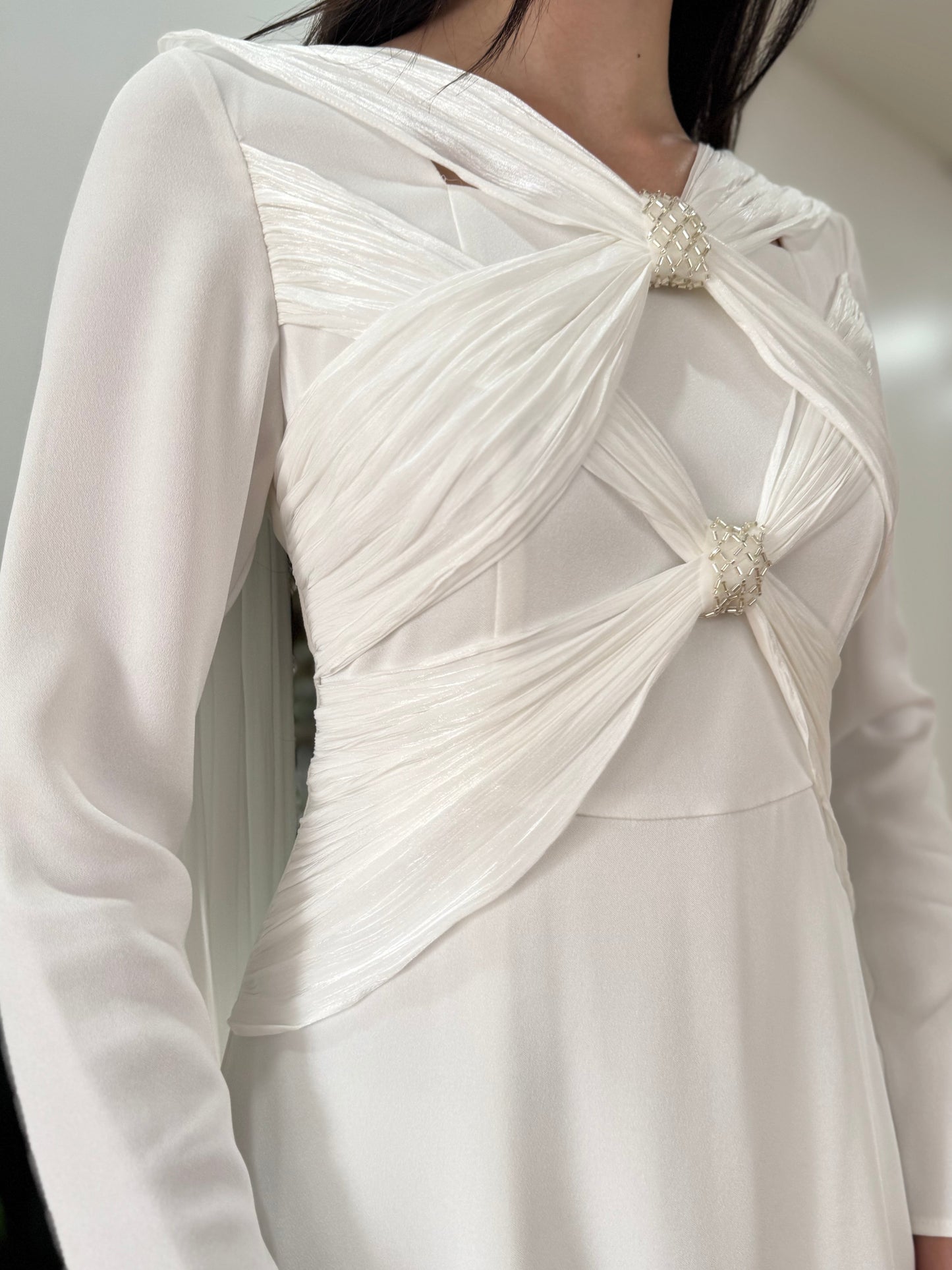 Cross-Over Cape Dress