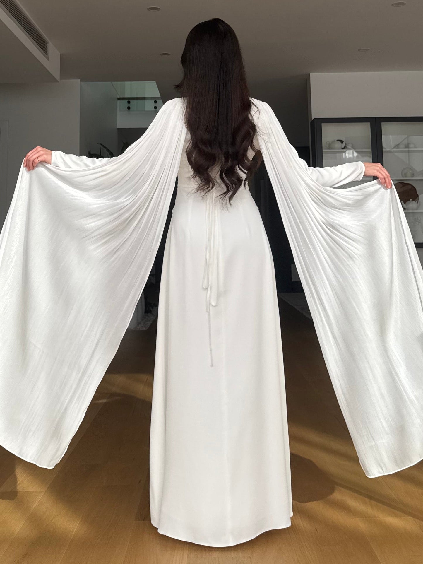 Cross-Over Cape Dress