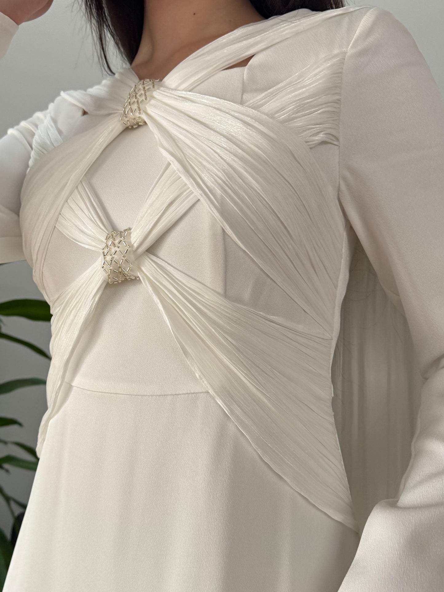 Cross-Over Cape Dress