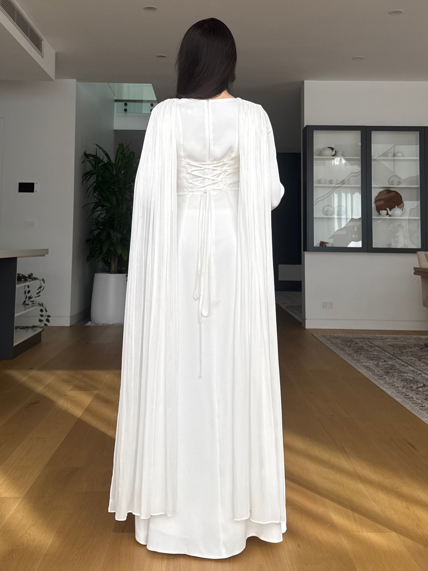 Cross-Over Cape Dress