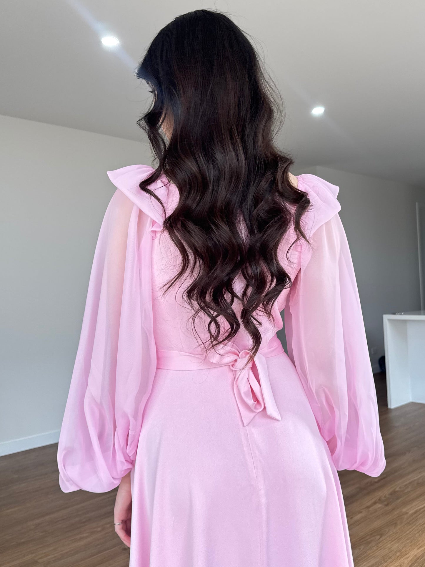 Ruffle Shoulder Detail Dress