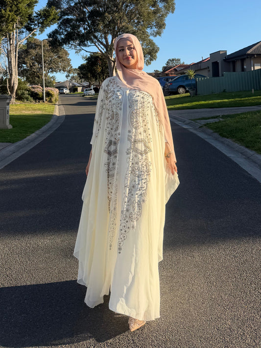 Ivory Embellished Cape
Kaftan