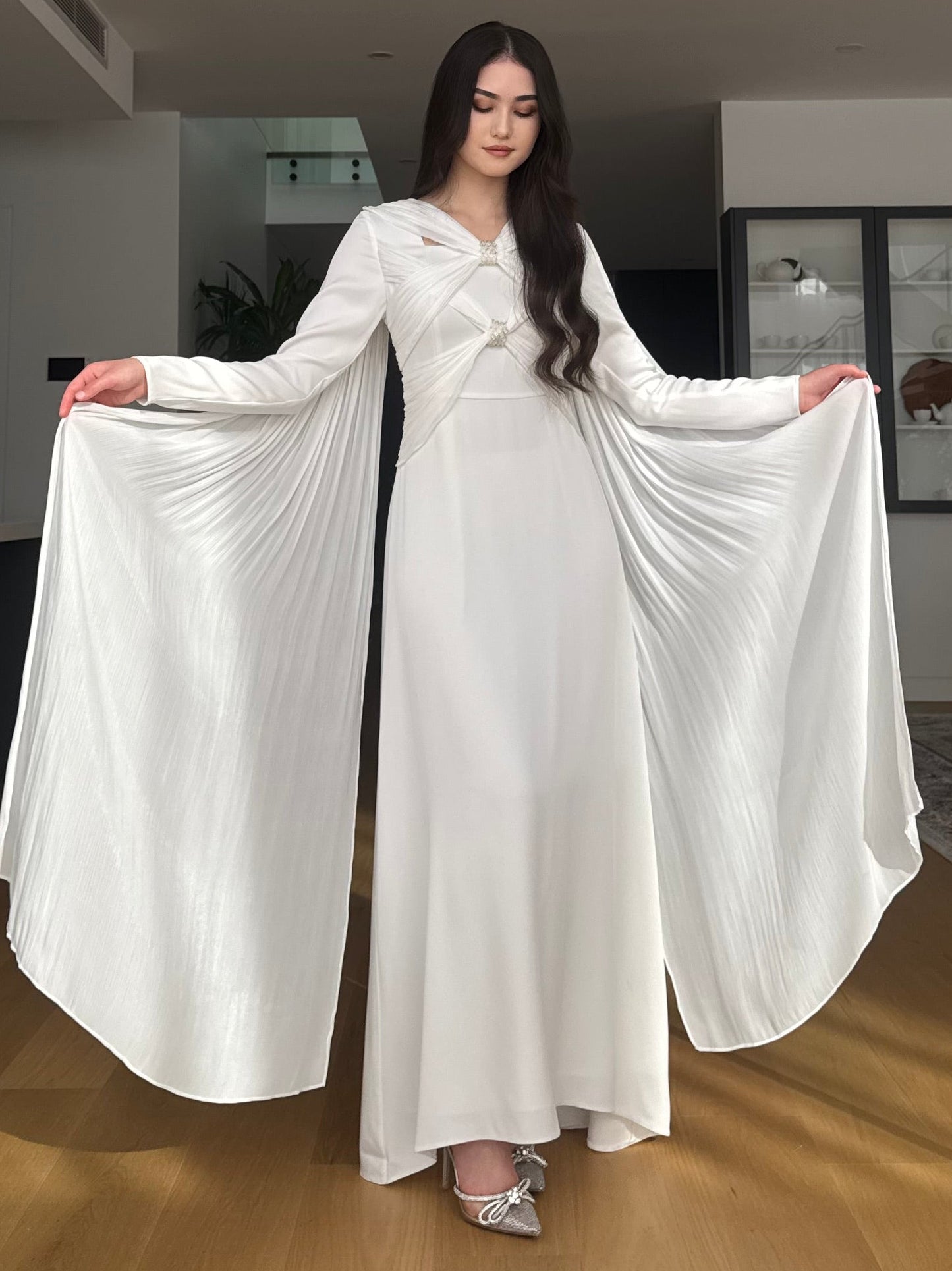 Cross-Over Cape Dress