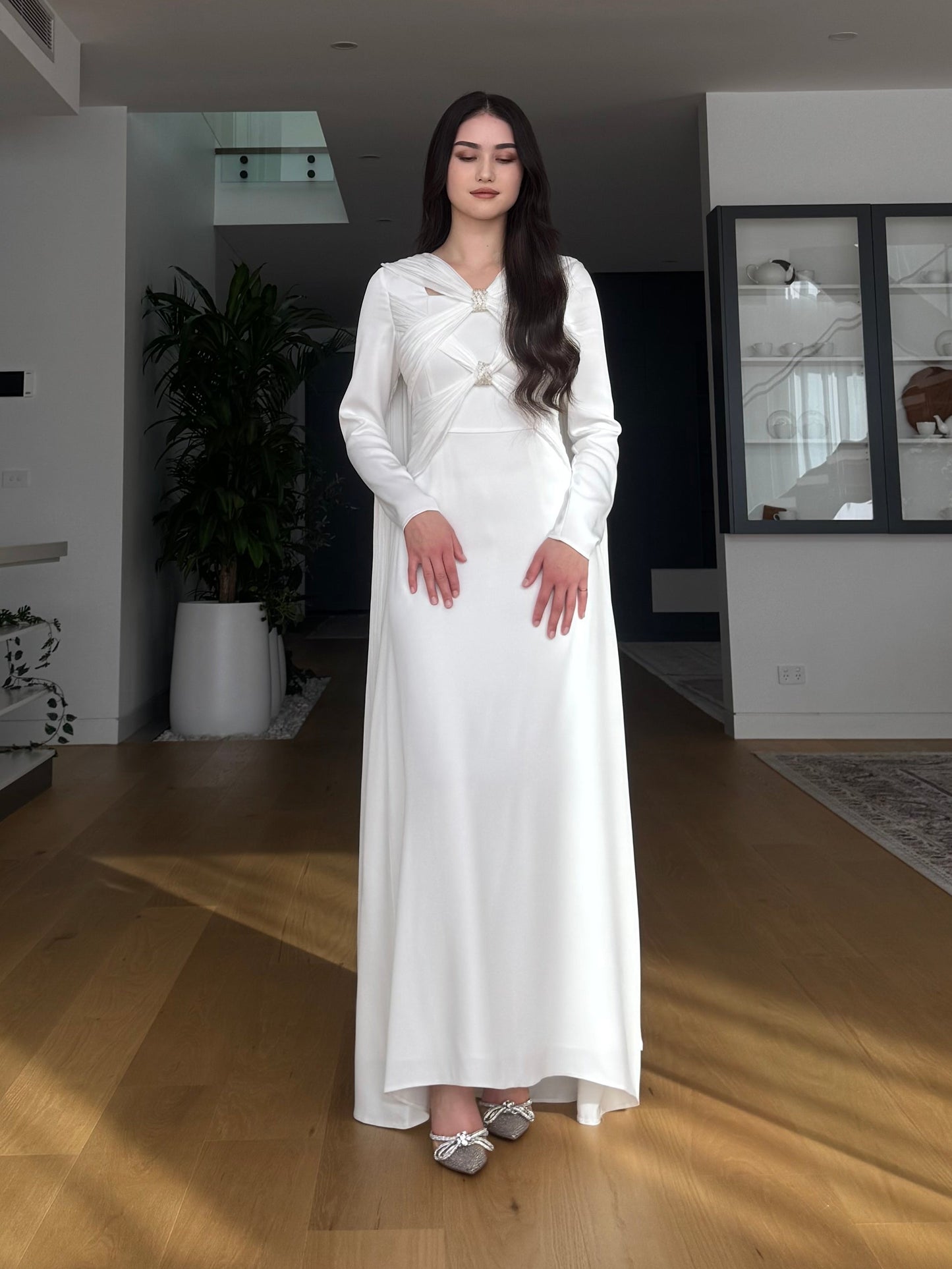 Cross-Over Cape Dress