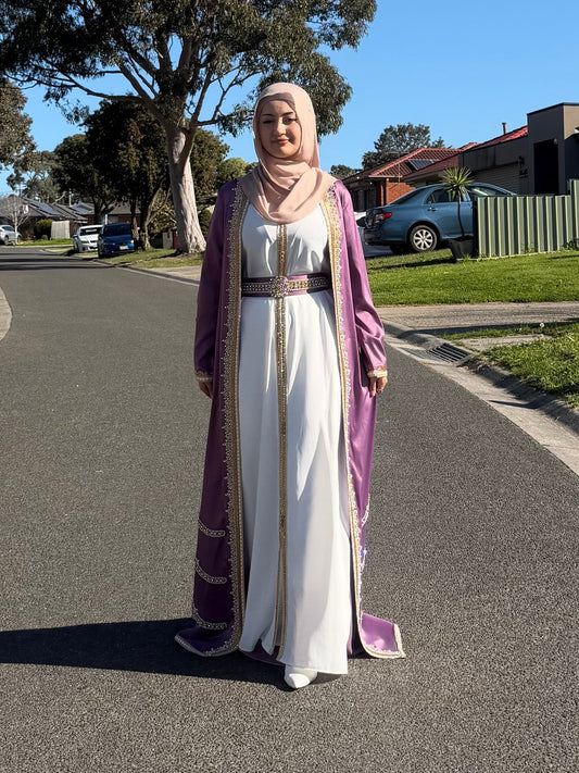 Plum Pearl Embellished
Kaftan