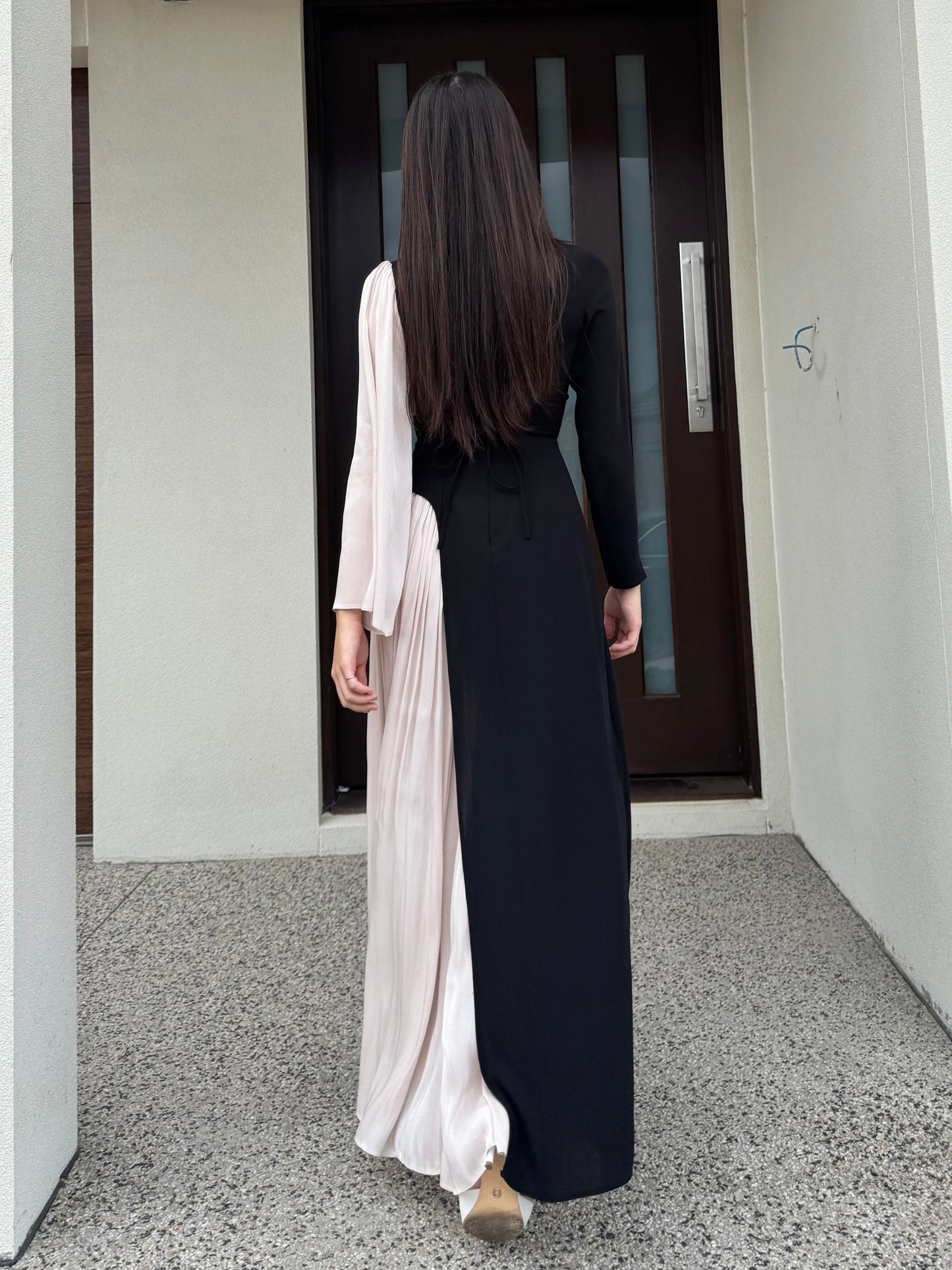 Midnight Contrast Dress