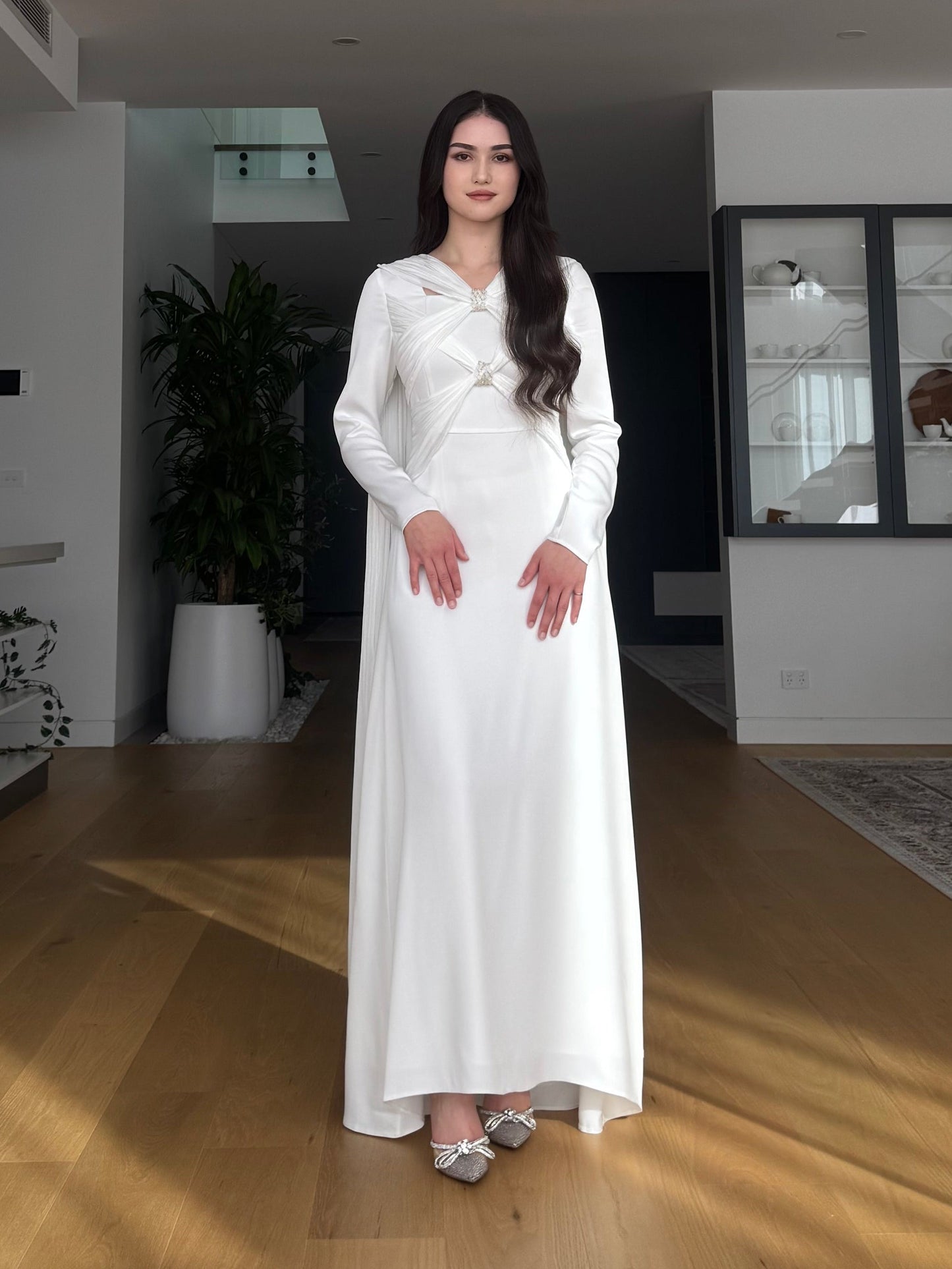Cross-Over Cape Dress
