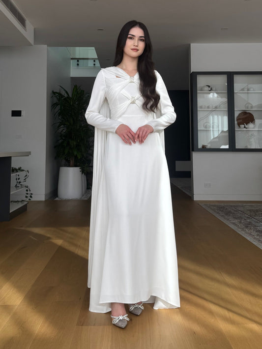 Cross-Over Cape Dress