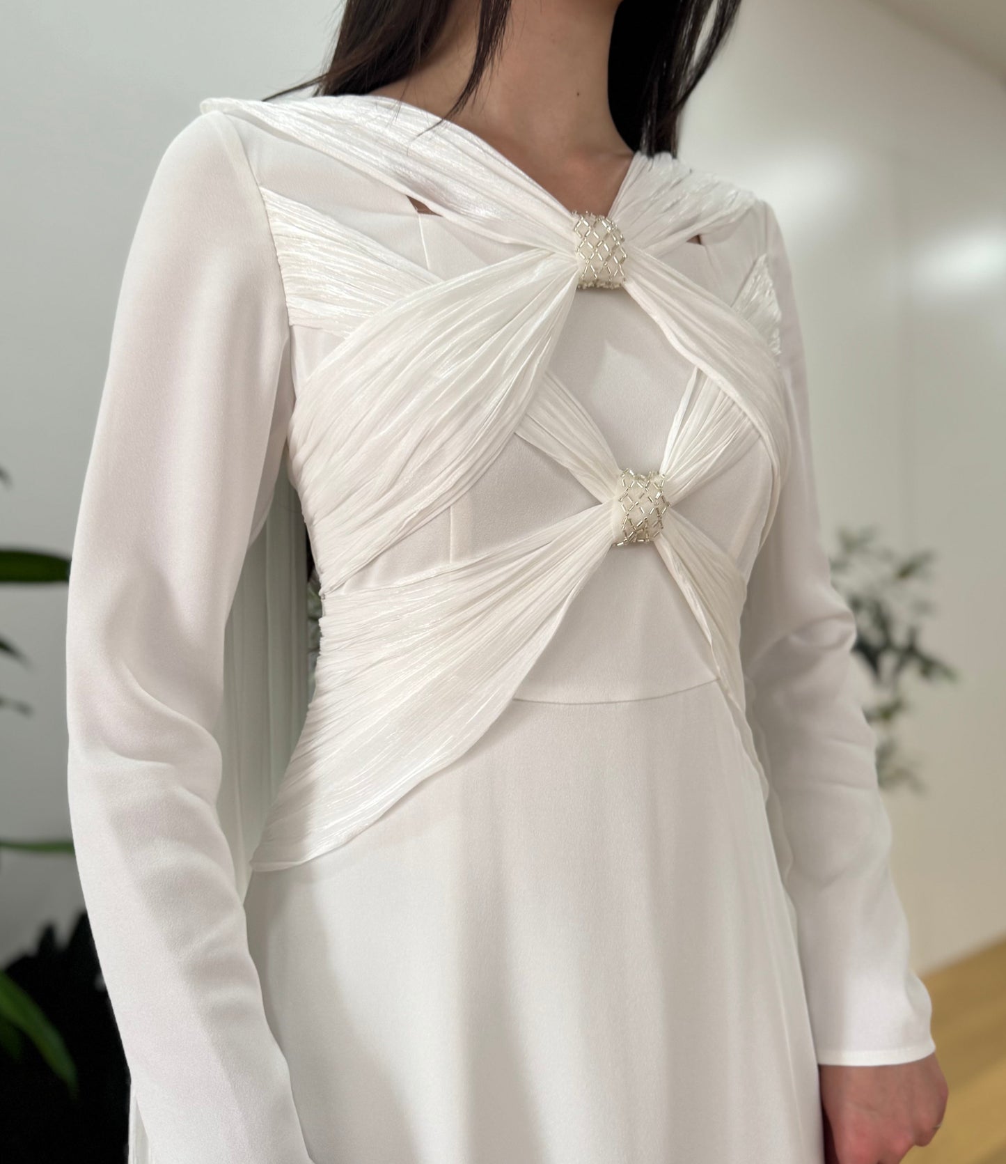 Cross-Over Cape Dress