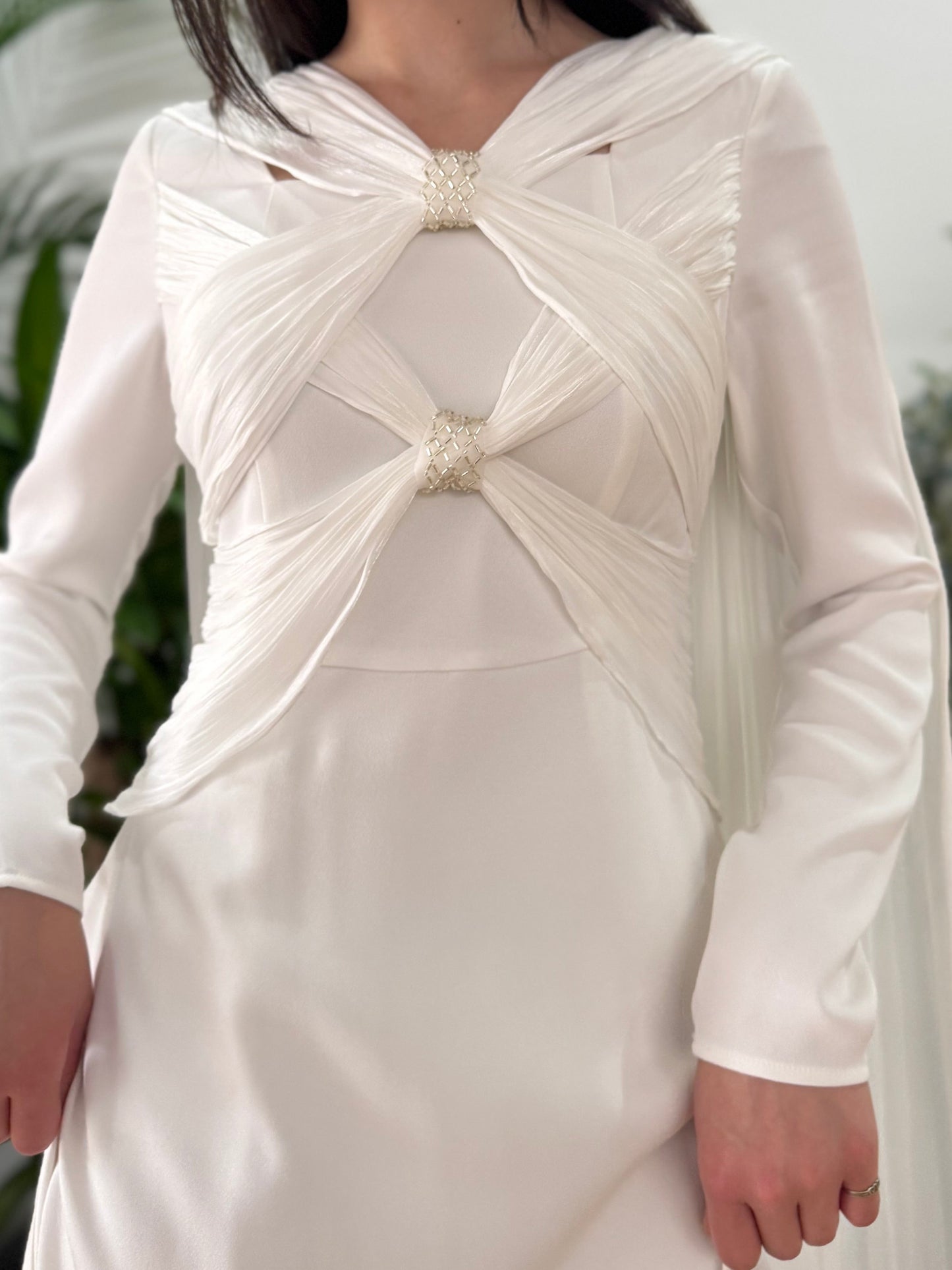 Cross-Over Cape Dress