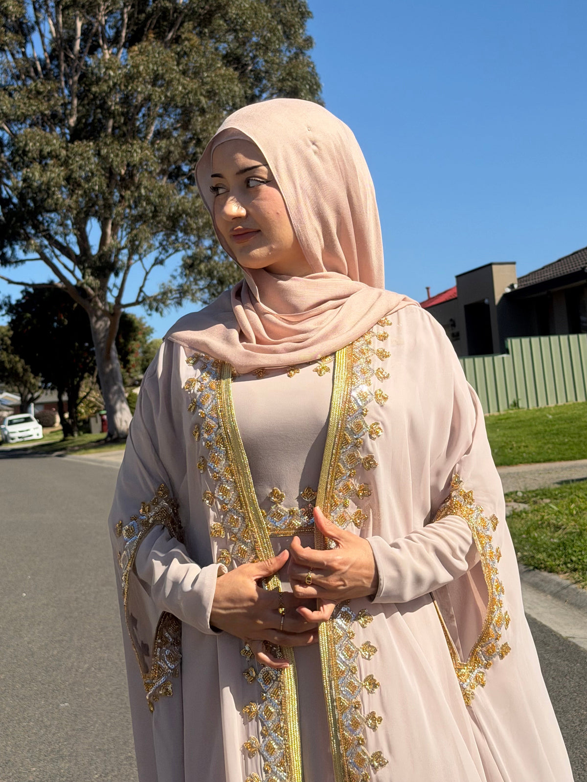 Blush Champagne Embellished
Kaftan